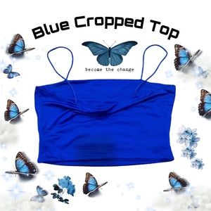 Blue tube top 💙